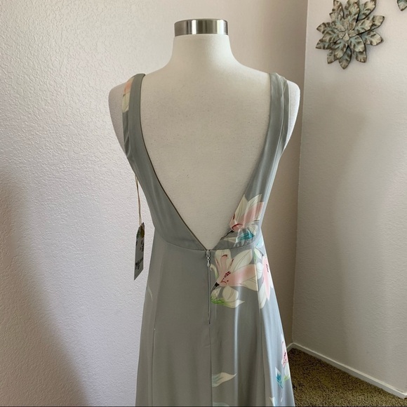 Show Me Your MuMu Jen Maxi Dress Lily Flowers … - Picture 7 of 15